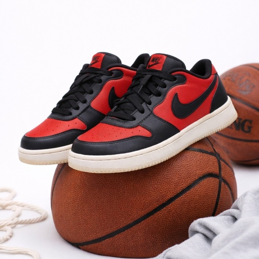 Nike Court Borough Low Recraft Sneakers Size 5Y Retro Basketball Streetwear